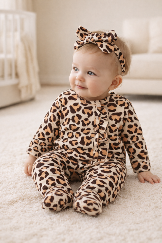 אוברול Leopard Cozy
