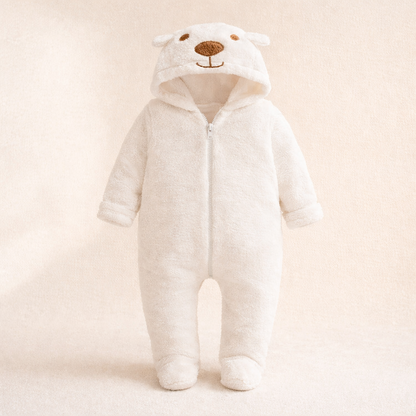 אוברול פליז דובי לתינוק – Teddy Cozy Suit