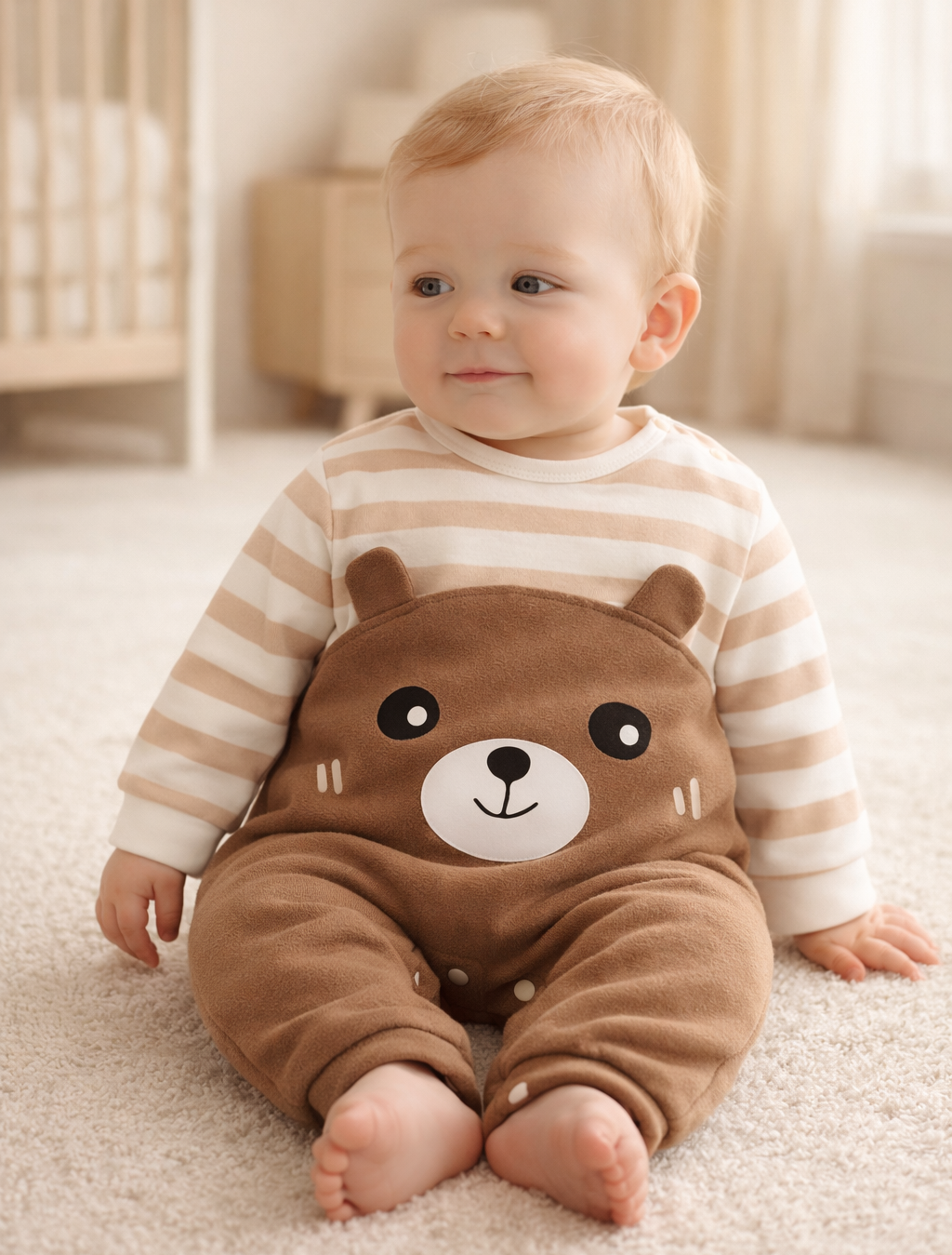 אוברול בייבי  לתינוק – Baby Bear Cozy Set