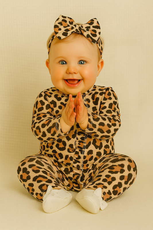 אוברול מנומר דגם טליה