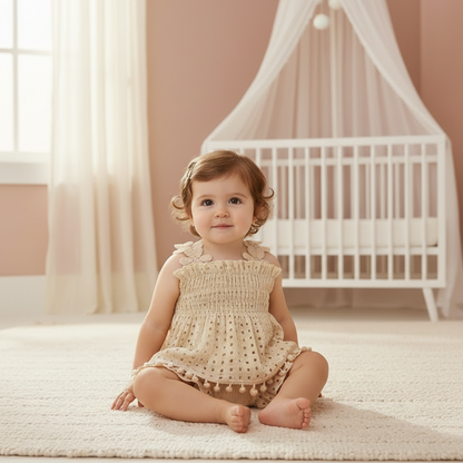 חליפת קיץ פרחונית לתינוקות – מורן