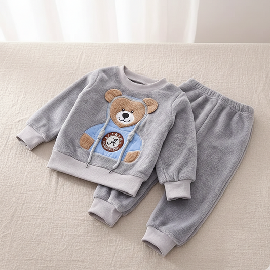 סט דובי פליז מחמם דגם נאור