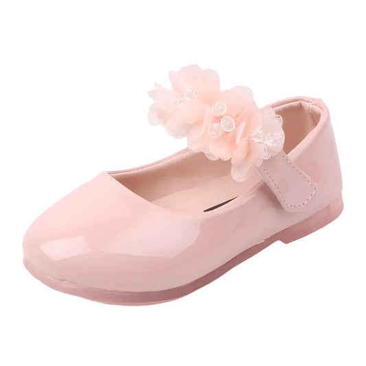 נעלי בובה חגיגיות לבנות