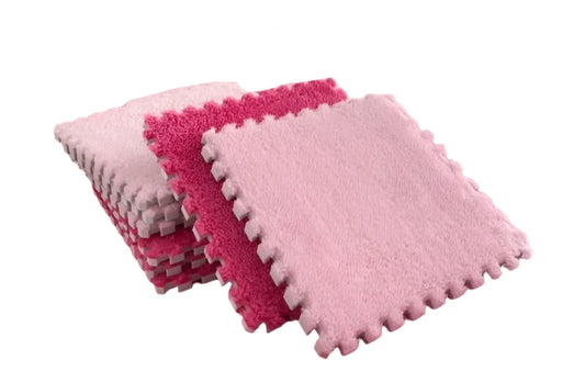 שטיח פאזל קטיפתי לחדר התינוק