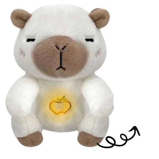 4 Modes Baby Breathing Soothing Elephant Plush Doll Toy Sleeping Companion Music and Light Doll Sensory Stuffed Toy Kids Gift