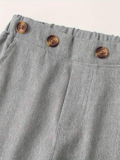 סרבל גנטלמן בייבי 3 חלקים דגם אליה