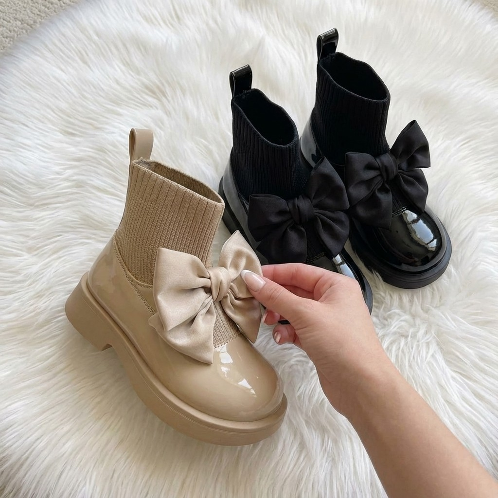 מגפי פרמיום לבנות – חורף חם, נוח ואלגנטי דגם אלין